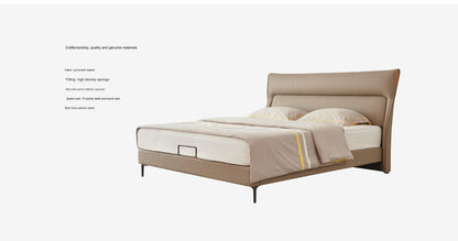 IN-Modern Simple Soft Bed Coffee