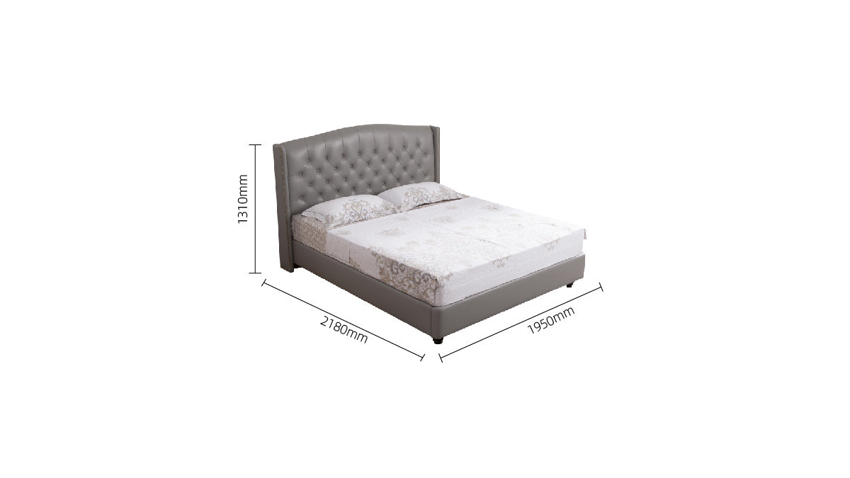IN-American leather soft bed