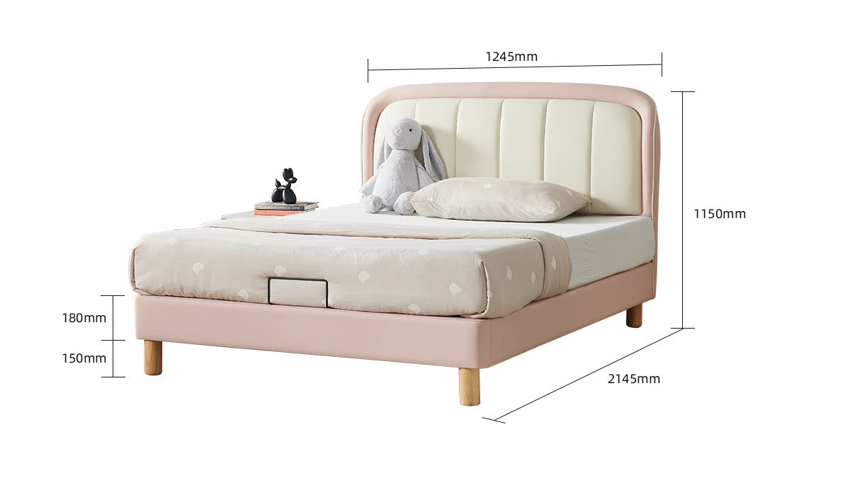 IN-Two-color piano key children's bed