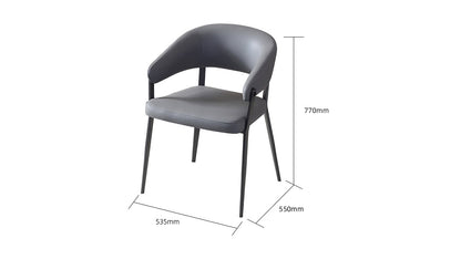 IN-Modern Simple Slate Functional Dining Set