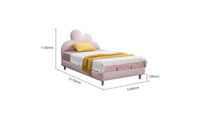 IN-Marshmallow modern simple children's leather bed