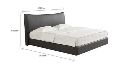 IN-Modern minimalist technology leather soft bed