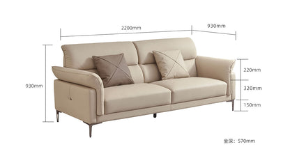 IN-Modern simple leather sofa Set