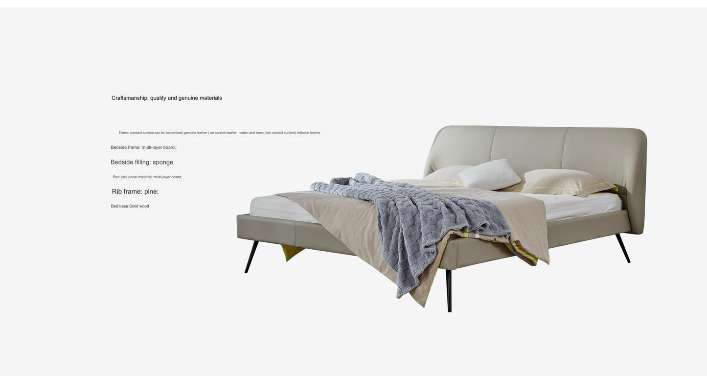 IN-Italian minimalist bed
