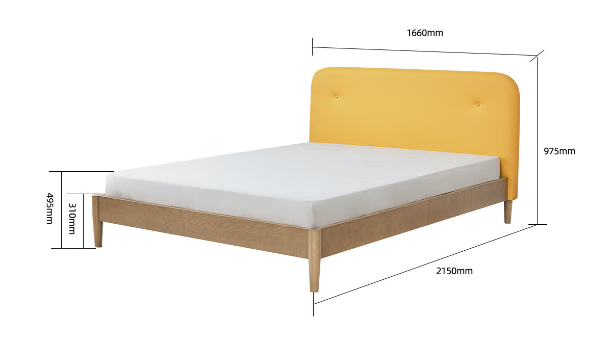 IN-Wood Language-Log style children's bed