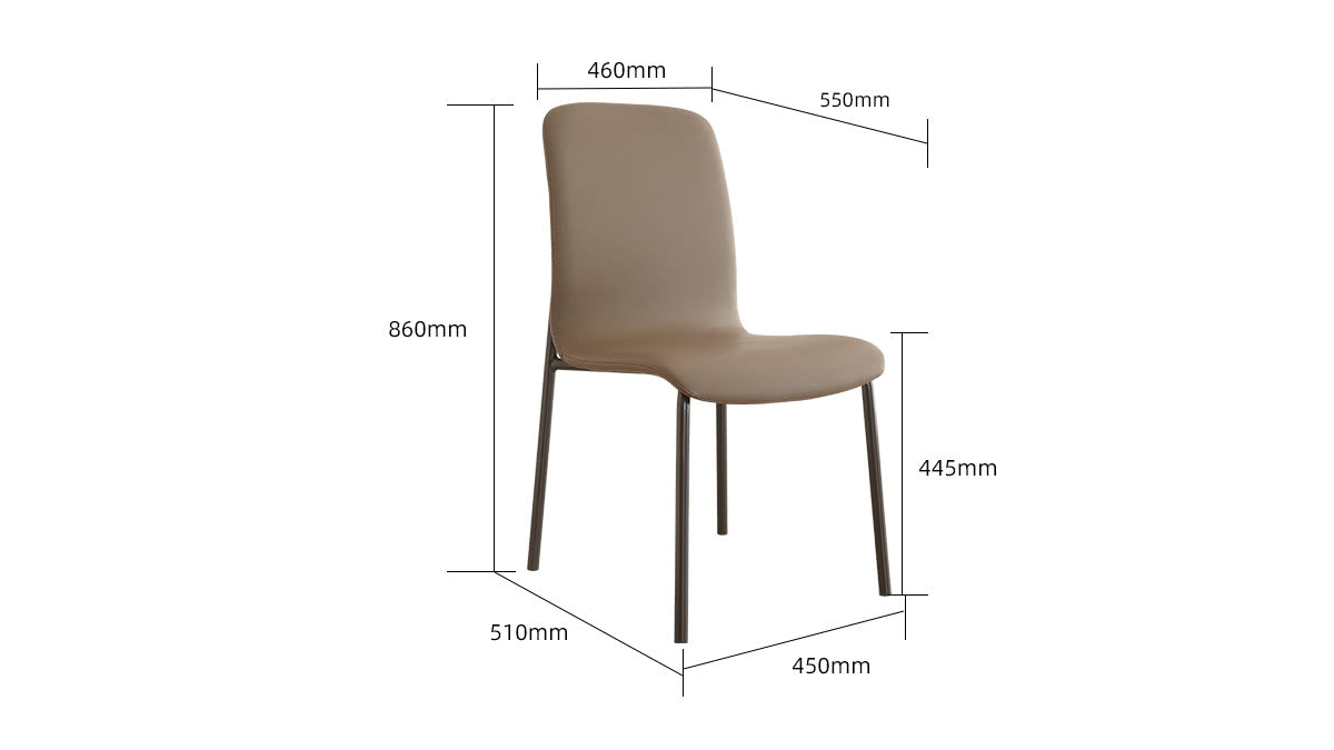 IN-Italian Minimalist Slate Dining Set 6 Seater