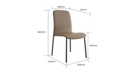 IN-Italian Minimalist Slate Dining Set 6 Seater