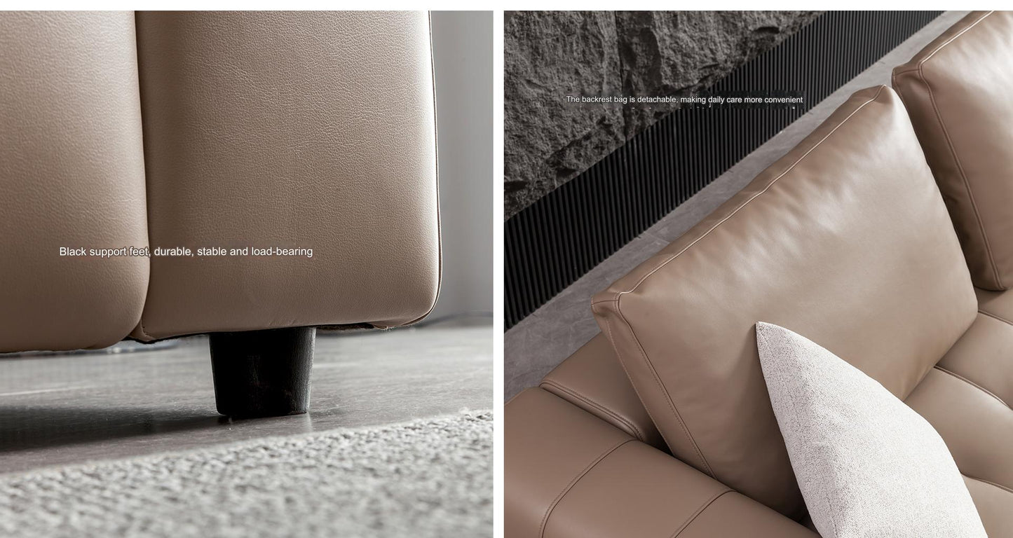 IN-Piano Key Technology Leather Sofa 2 seater