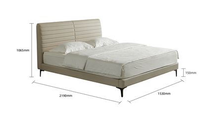 IN-Piano key technology leather soft bed