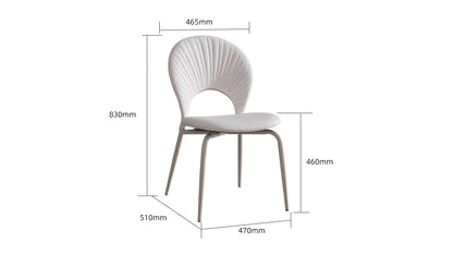 IN-Modern milk coffee storage dining table and chairs