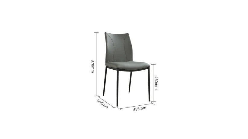 IN-Modern Minimalist Slate Dining Set