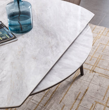 IN-Modern Slate Functional Round Table Dining Set