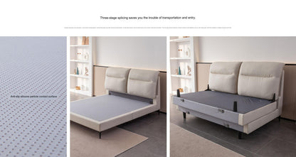 IN-Evian-Modern Simple Technology Fabric Soft Bed