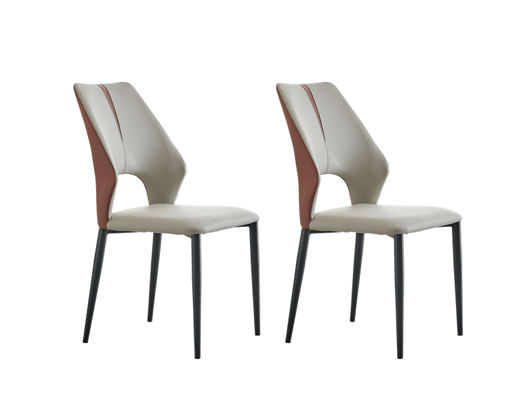 IN-Modern simple slate dining table and chair set