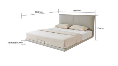 IN-Modern simple leather suspended soft bed