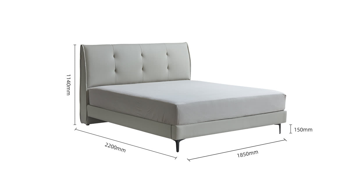 IN-Morag - minimalist silicone leather soft bed