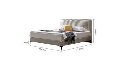 IN-Fei Nanxue modern minimalist leather art soft bed