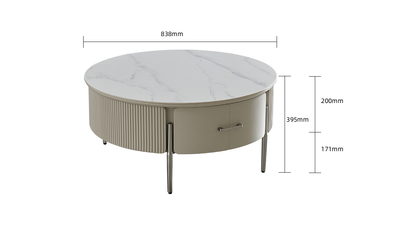 IN-Lille-cream style combination coffee table