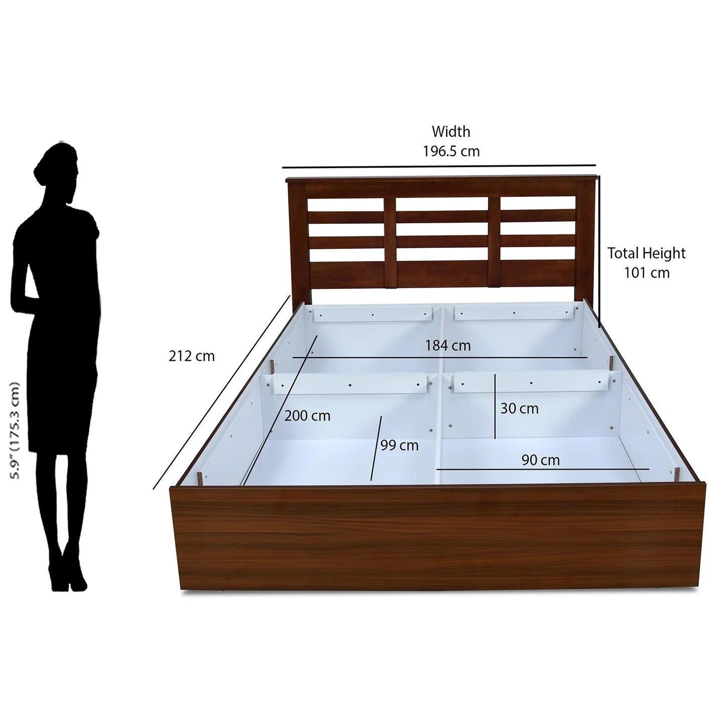 Maple Max Solid Wood Bed