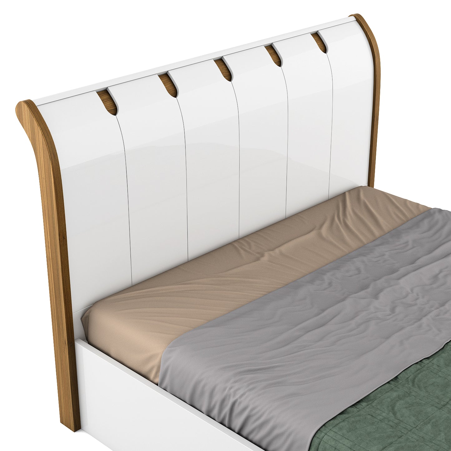 Jupiter Queen bed with 3/4th lift on Storage