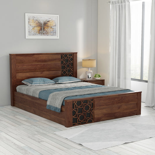 Artisan Queen bed with full lift on