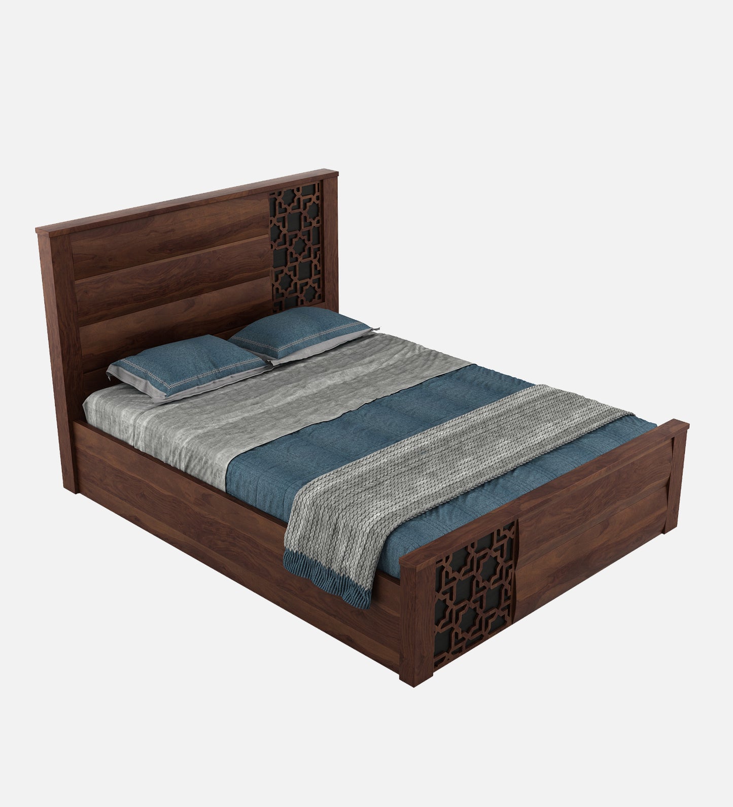 Artisan King bed with full lift on