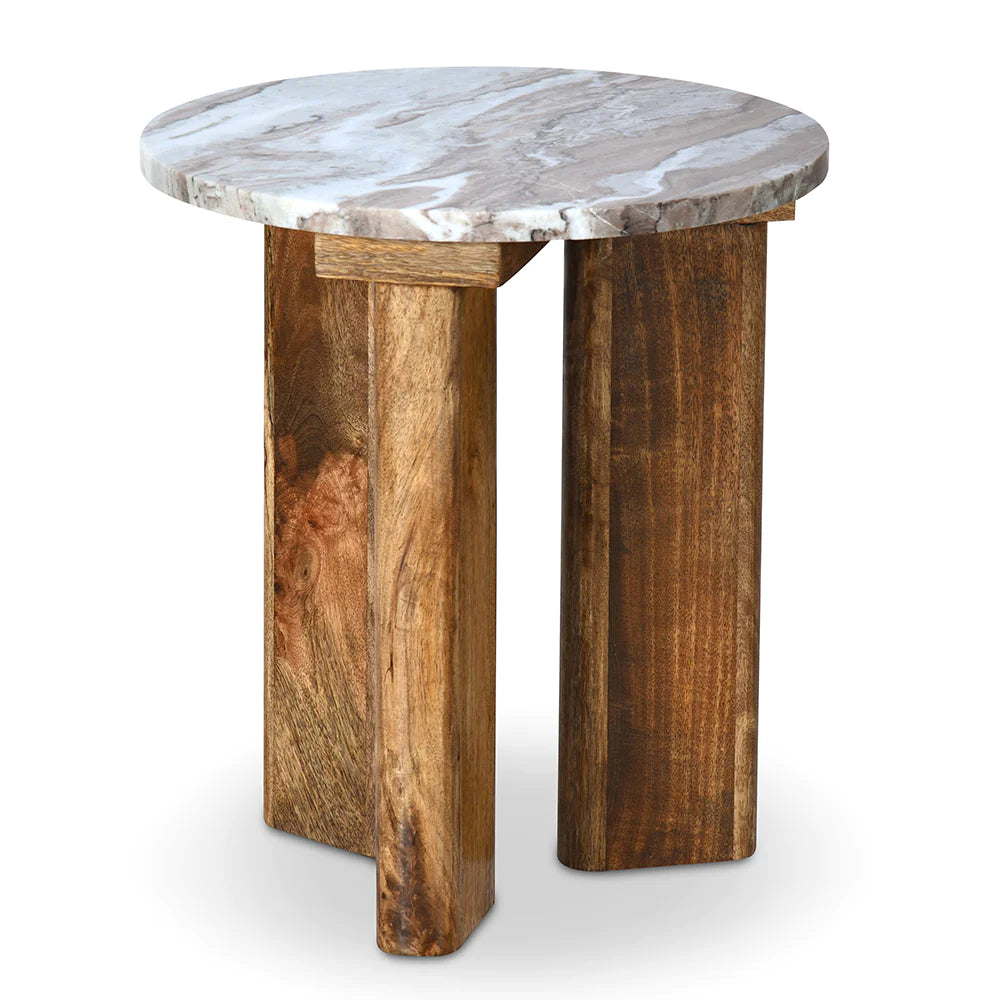 Taurus Marble Side Table