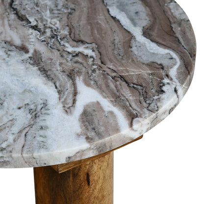 Taurus Marble Side Table