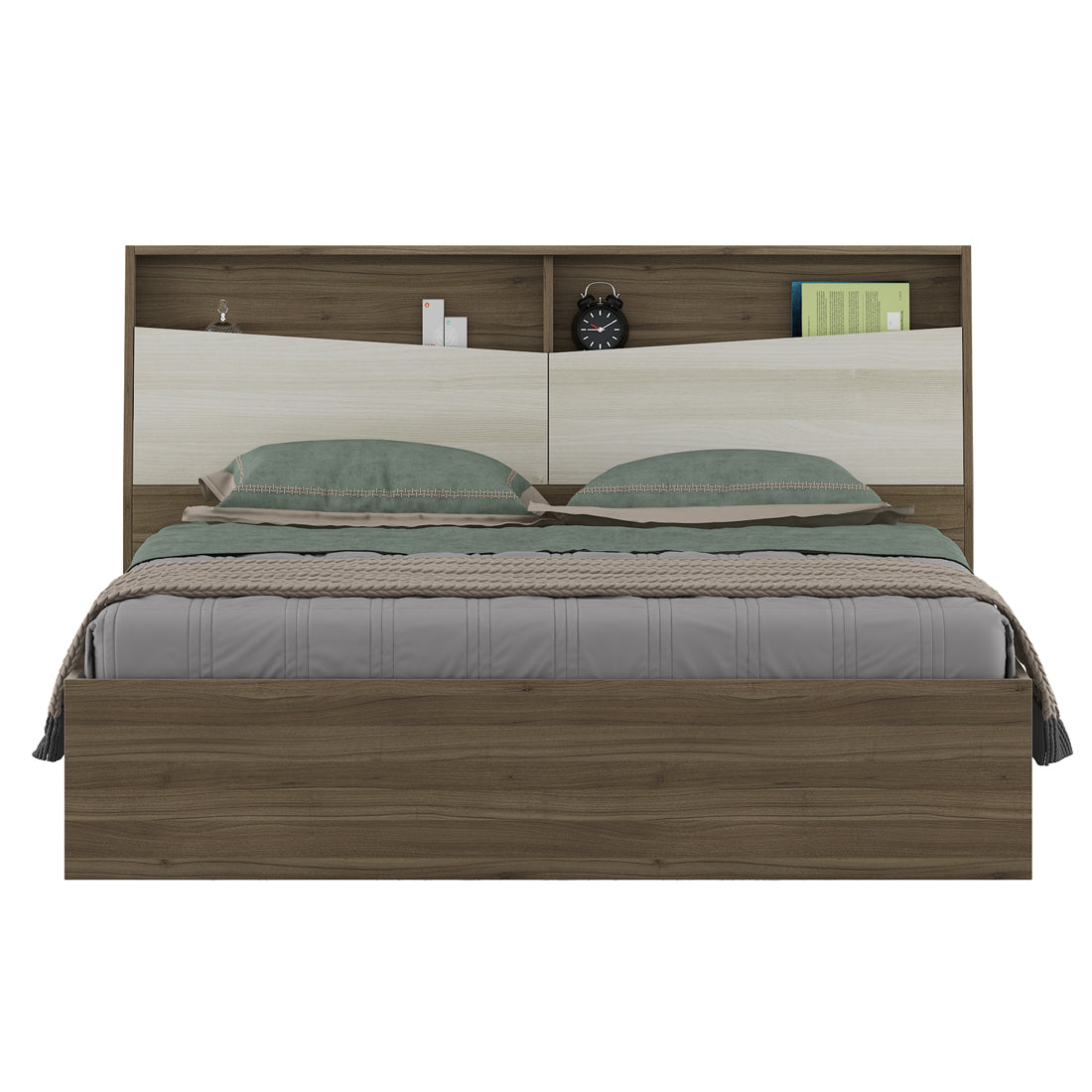 Martin King bed with 3/4th lift on storage