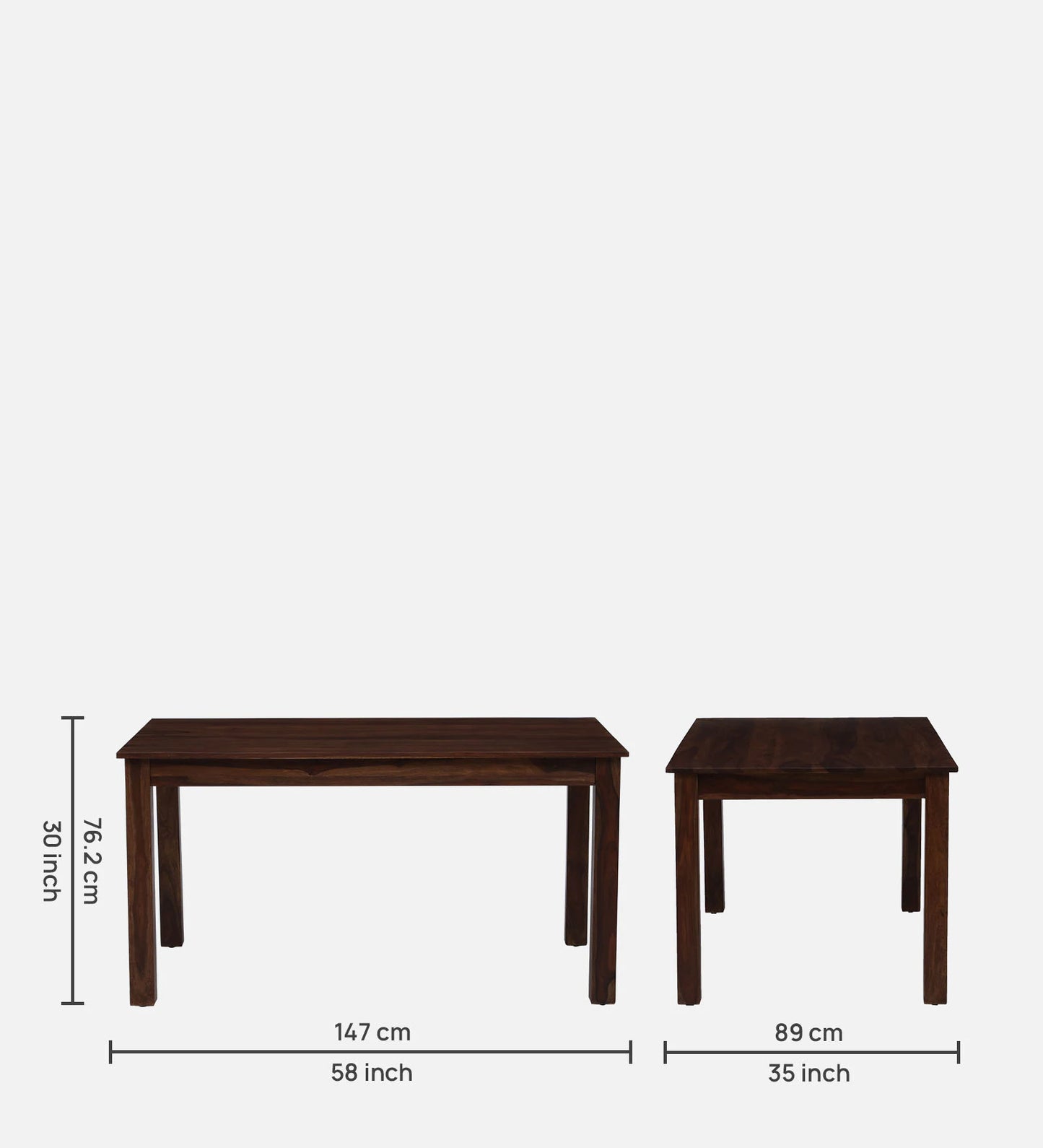 Persia 6 Seater Dining Set-Walnut