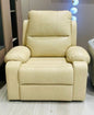 Single Seater Manual Recliner-Cream