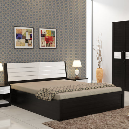 Viva Queen bed with 3/4th lift on storage